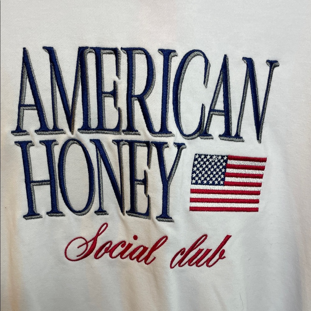 Simply Southern Patriotic American Themed Cozy Oversized Crewneck Sweatshirt - Picture 5 of 10